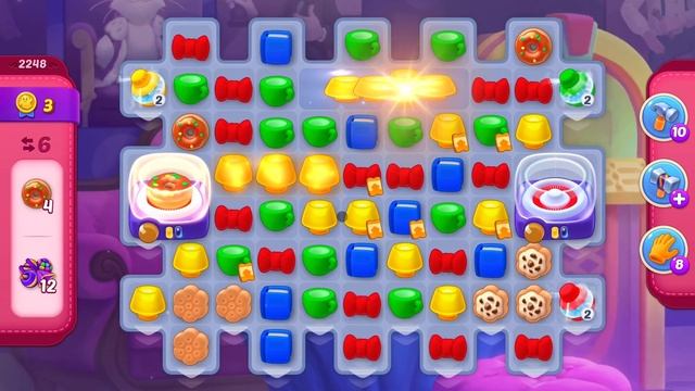 HomeScapes Level 2248 no boosters (15 moves) смотреть онлайн