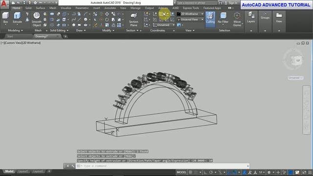 #AutoCAD TUTORIAL 2018 VASE TEXT, APPEARANCE смотреть онлайн