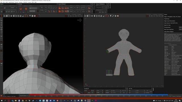 Развёртка модели в RizomUV