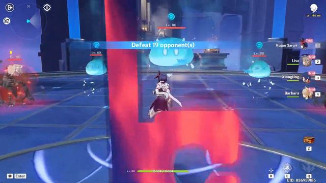 GENSHIN IMPACT - CROWFEATHER KABURAYA : KUJOU SARA trial and stats #kujousara смотреть онлайн