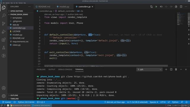 Как создать телефонную книжку на Python (SQLAlchemy, Jinja2, MVC) смотреть онлайн