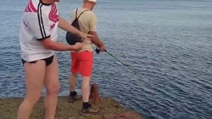 Путешествия. Крым. Алушта. Рыбалка с бун.