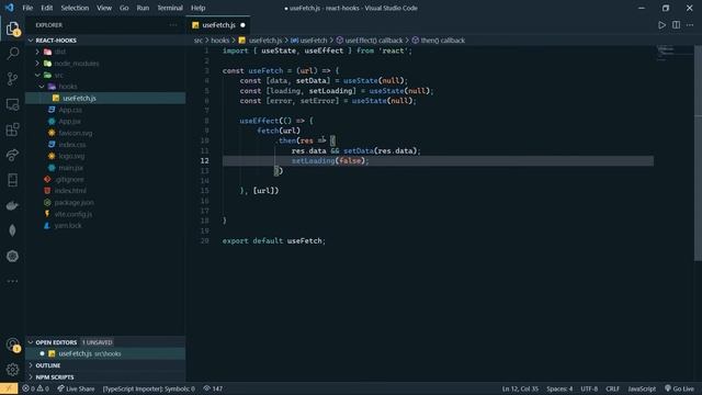 How to Fetch Data in React With A Custom useFetch Hook смотреть онлайн
