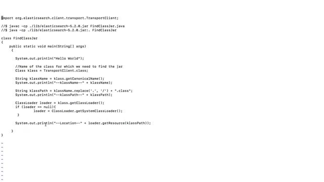 How to Find from which JAR file a Java Class is loaded from смотреть онлайн