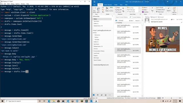How to MANAGE mail contained in your EMAIL FOLDERS with Python смотреть онлайн