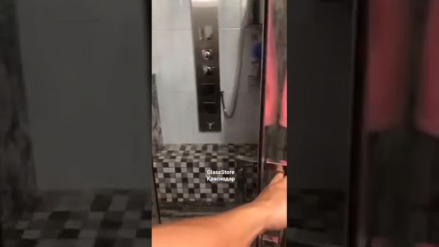 Душевая кабина РАСПАШНАЯ фурнитура SILVER Стекло 8мм прозрачное смотреть онлайн