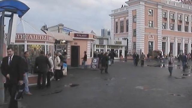 Москва, Савёловский вокзал в 2006 году. смотреть онлайн
