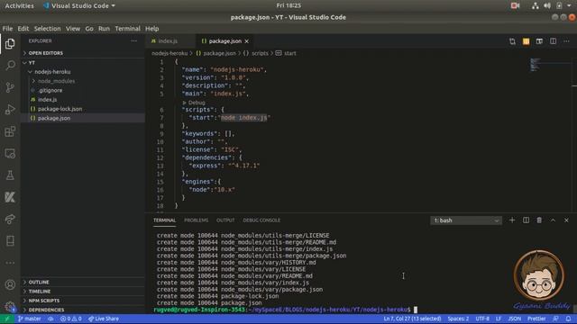 How to host a node.js app on Heroku in less than 5 minutes using github! смотреть онлайн