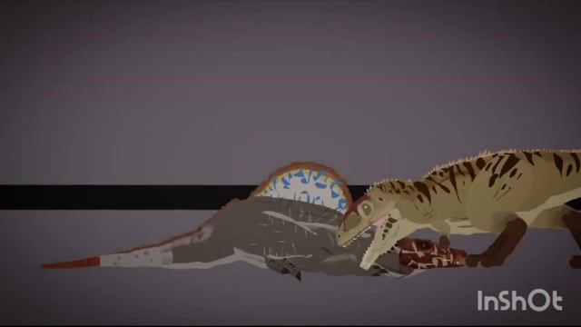 (Dc2) Giganotosaurus[Jwe] Vs. Spinosaurus[Jp3]//DBF animation смотреть онлайн