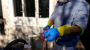 Отвод выхлопных газов генератора Кентавр КДГ283ЭК (Часть 2)