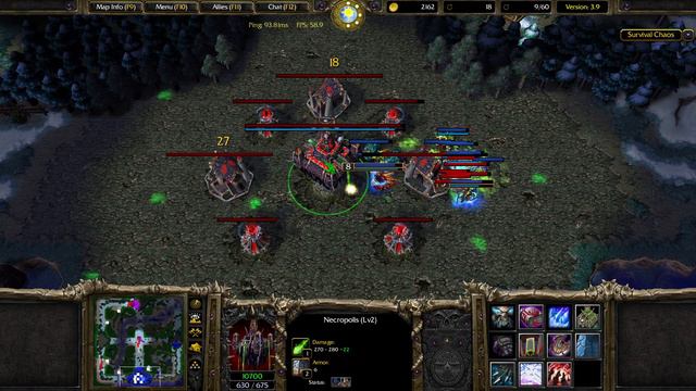Warcraft 3 survival Chaos 3.9 playing with ( Coby, Mr.Limpter and Kengyry) смотреть онлайн