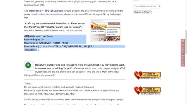 How to add text to the .htaccess file for WordPress SSL (via cPanel) смотреть онлайн