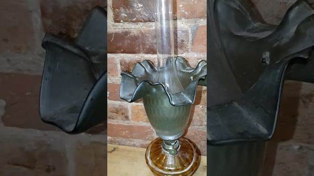 Керосиновая лампа. Цветное стекло. Конец 19 начало 20 века. Российская Империя смотреть онлайн