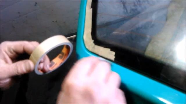 Как покрасить под резинкой уплотнителем стекла авто смотреть онлайн