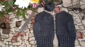 Варежки, рукавицы спицами. Базовая модель (часть 2). Вяжем спицами.