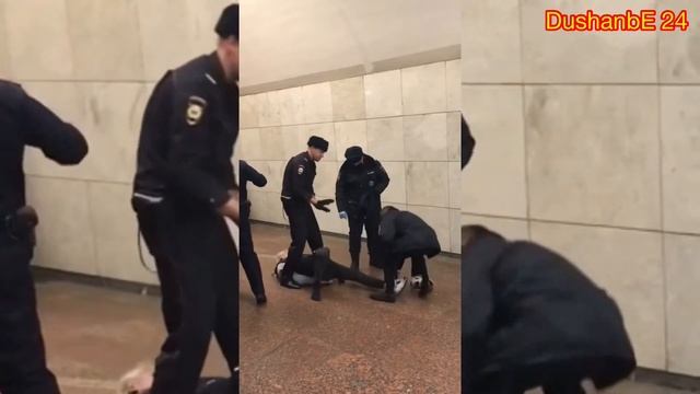 СРОЧНЫЙ ПОЛИЦИЯ ПОЙМАЛИ БЕЗ МАСКА В МЕТРО #РОССИЯ_24 #Душанбе_24 смотреть онлайн