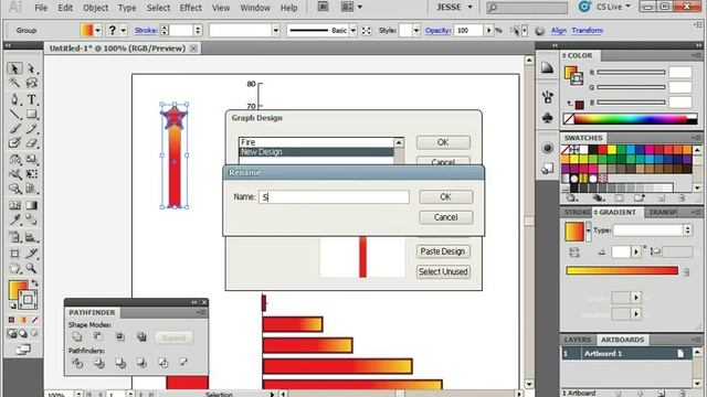 Adobe Illustrator CS5 Tutorial 31 Graphs & Charts смотреть онлайн