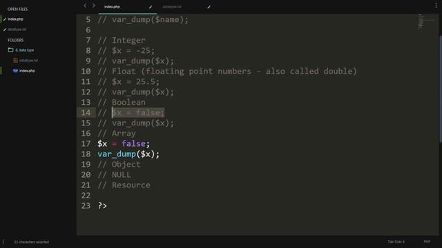 6. PHP Data types in hindi смотреть онлайн
