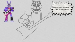 How to Draw GLAMROCK BONNIE ?? (Five Nights at Freddy's) | Easy Step-By-Step Drawing Tutorial