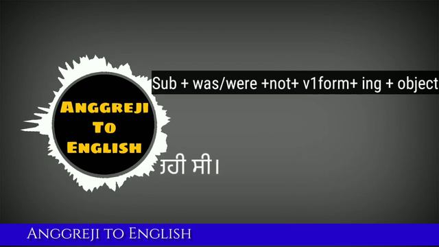Past continuous tense। Negative structure। смотреть онлайн