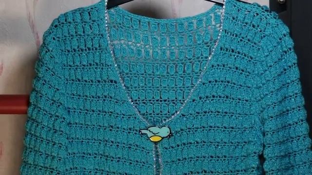 Жакет крючком со стразами в стиле DOLCE & GABBANA/ Жакет от Dolce & Gabbana/ DIY Вязание крючком смотреть онлайн