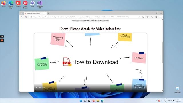 How to Remove PDF Password Protection Online смотреть онлайн