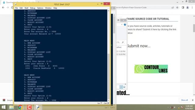 Simple Banking System with Database in Python смотреть онлайн