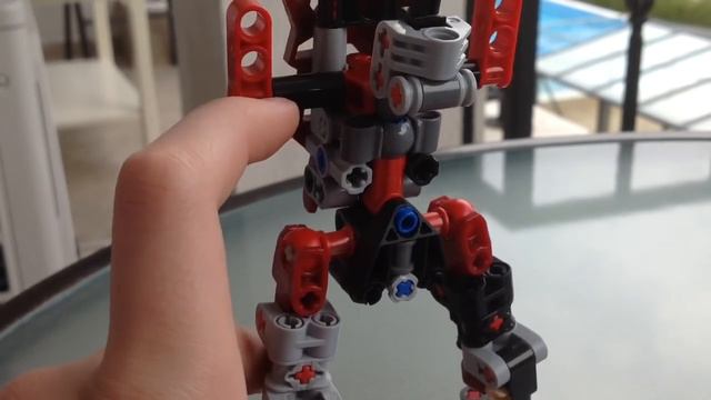 [How-to]Lego Bionicle MOC:Red Mecha(Лего бионикл самоделка)