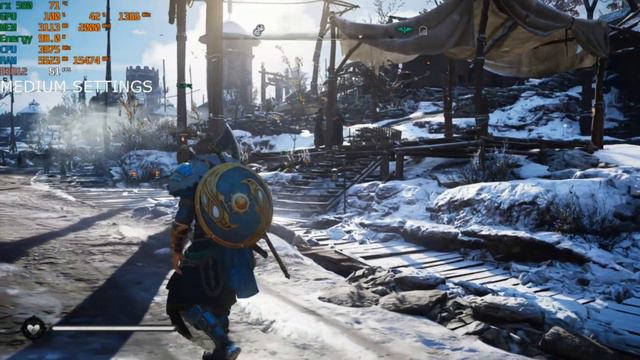 Assassin's Creed Valhalla-FPS Test- RX 580 8 GB+Ryzen 5 2600 Ultra Settings 1080p смотреть онлайн