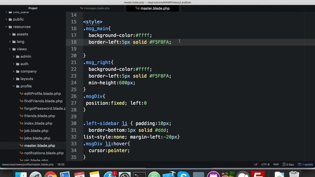 #52 Larabook | Fixed Design Issues | Added Scroll View | Social Network in Laravel and VueJs смотреть онлайн