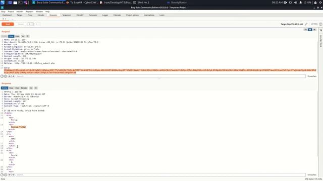 BountyHunter Hackthebox смотреть онлайн