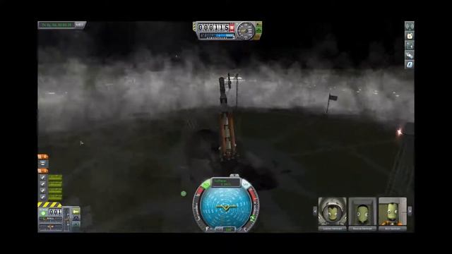 1st failed attempt to launch Deep Space Kerbal II смотреть онлайн