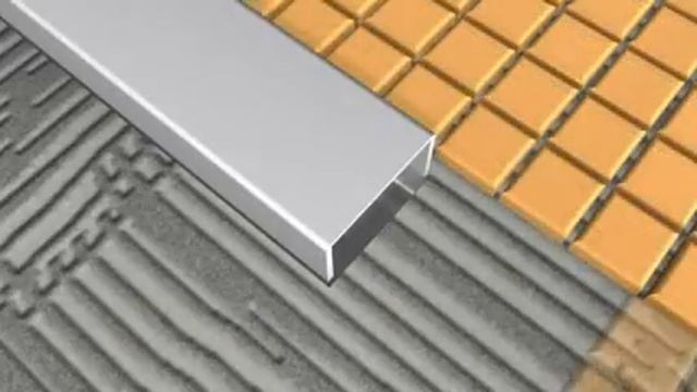 Монтаж душевого плоского лотка HL50.avi смотреть онлайн