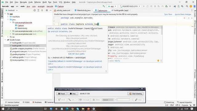 implement barcode qr scanner in android studio | barcode | android studio tutorial смотреть онлайн