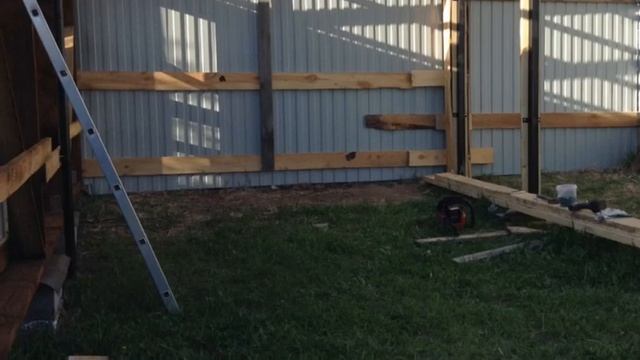 Гараж за неделю, один, своими руками. смотреть онлайн