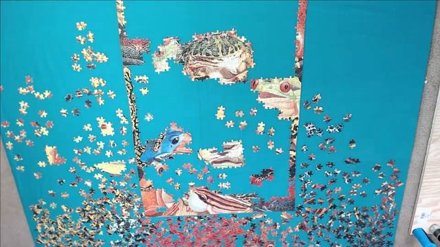 Frogs Jigsaw Puzzle Time Lapse