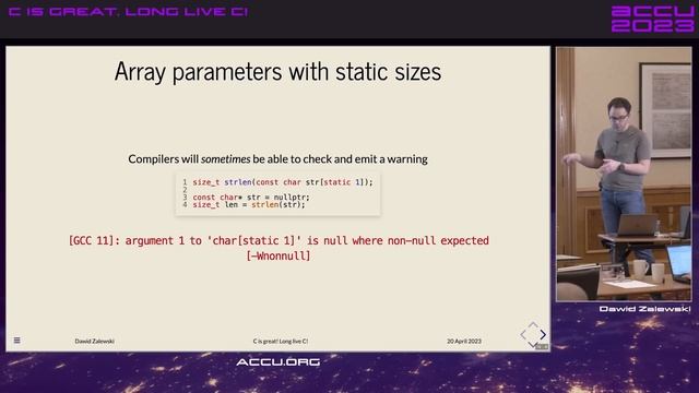 Programming in Modern C with a Sneak Peek into C23 - Dawid Zalewski - ACCU 2023 смотреть онлайн