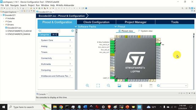 STM32 Tutorial 8: Encoder and Angle Measurements in C - Interface Encoder Using Timers смотреть онлайн