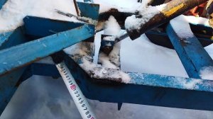 Самодельный отвал на трактор Т-25. Размеры самоделки. #трактор #отвал #самоделка