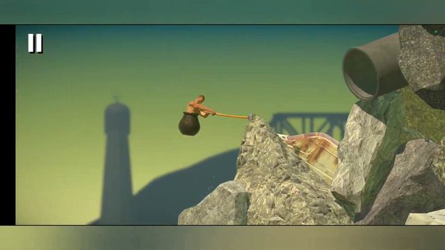 Лезем куда то вверх😁Летсплей по Getting Over It смотреть онлайн