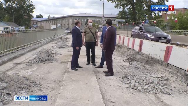 Ремонт Фабричного моста в Иванове планируют завершить к ноябрю смотреть онлайн