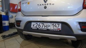 Установка парктроников и камеры заднего вида на Рено Сандеро Степвей