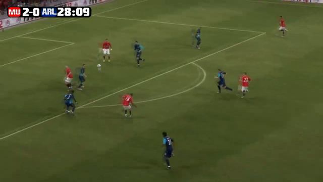 Ashley Young Goal Vs Arsenal | Manchester United Vs Arsenal (FIFA 12 Remake!) смотреть онлайн