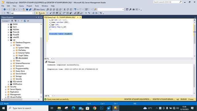 10 SQL truncate table using sql смотреть онлайн