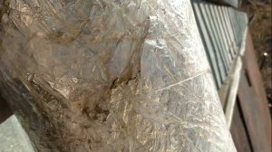 Утепляем дымоход, трубу. Прошёл год.