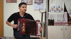 Шăнкăр-шăнкăр шыв юхать. Чувашская народная на гармони.