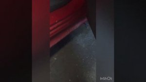 Установка декоративных накладок на пороги Lancer X