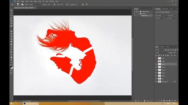 Zodiac CS4+ Photoshop Action Tutorial смотреть онлайн