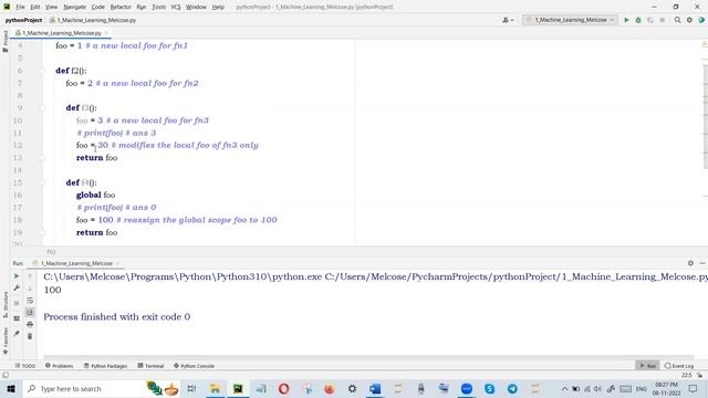 Day 36- Batch 3 - Variable Scope, Binding, Local, NonLocal, Global - Part 4 смотреть онлайн