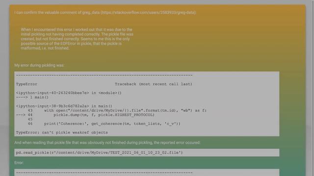 Getting a EOF error when calling pd.read_pickle смотреть онлайн